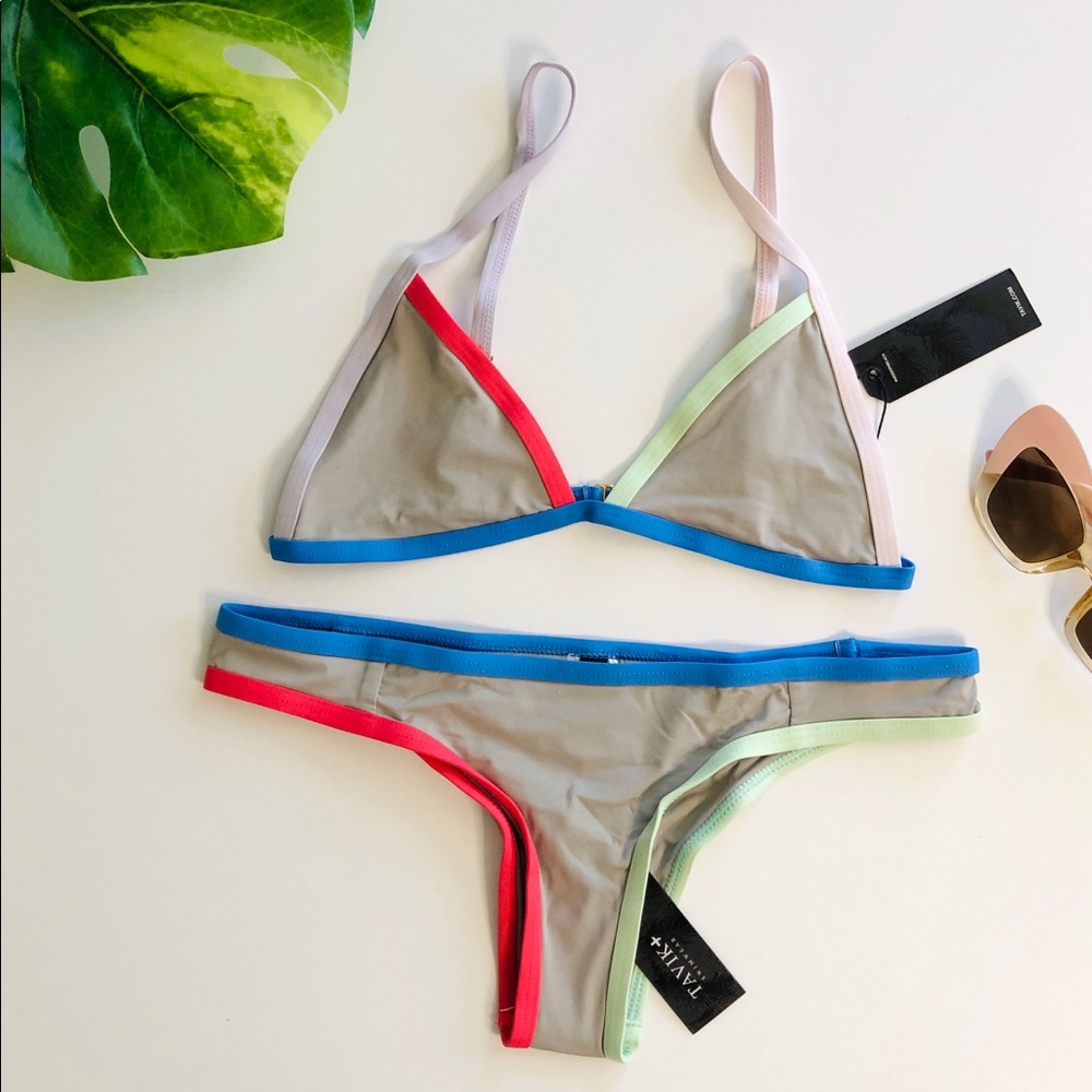 Tavik Jett Triangle Top x Matching Bottom Set